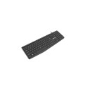 KEYBOARD NATEC NAUTILUS US LAYOUT BLACK SLIM