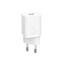 WALL CHARGER SUPER SI 1C USB-C 20W WHITE