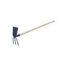 COMBI FORK HOE WITH PINE VARNISH HANDLE