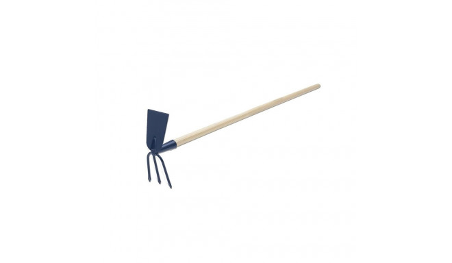 COMBI FORK HOE WITH PINE VARNISH HANDLE
