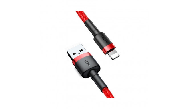 USB 2.0 kaabel IP Lightning 0.5m punane