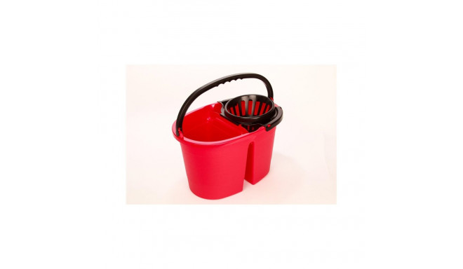 BUCKET 16L WITH WHEELS AND SQUEEZER