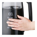 ELDOM C530 NEVO electric kettle 1.7 L 2200 W Black, Transparent