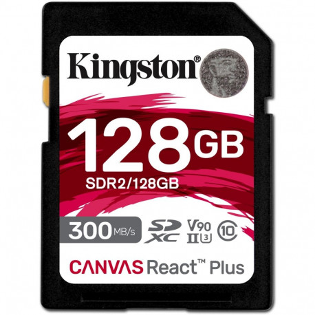"CARD 128GB Kingston Canvas React Plus XC 300MB/s"