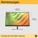 "60,5cm/23,8'' (1920x1080) HP E24u G5 IPS HDMI DP USB-C Full HD"