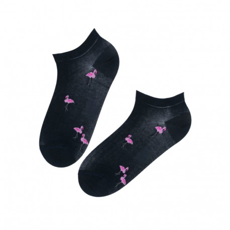 SOKISAHTEL FLAMINGO tumesinised madalad sokid