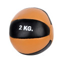 Maxwel medicine ball 2 kg 5905527731237 (brązowy)