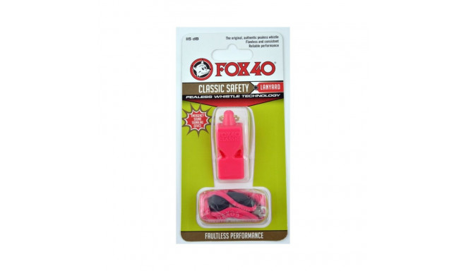 FOX Classic whistle + string 9903-0408 pink