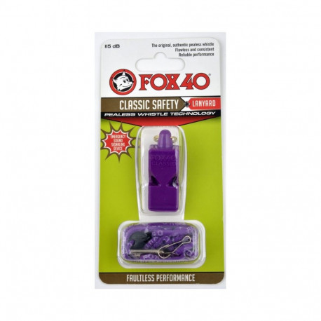 FOX Classic whistle + string 9903-0808 purple
