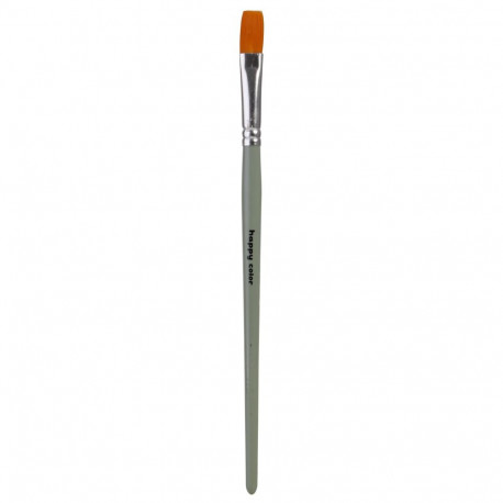 Sünteetiliste harjastega pintsel, lapik - eri suuruses