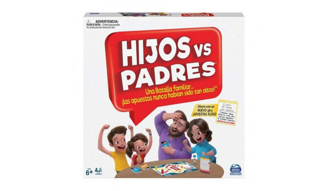 Board game Spin Master Hijos vs Padres 206 Pieces 26,99 x 26,99 x 5,4 cm
