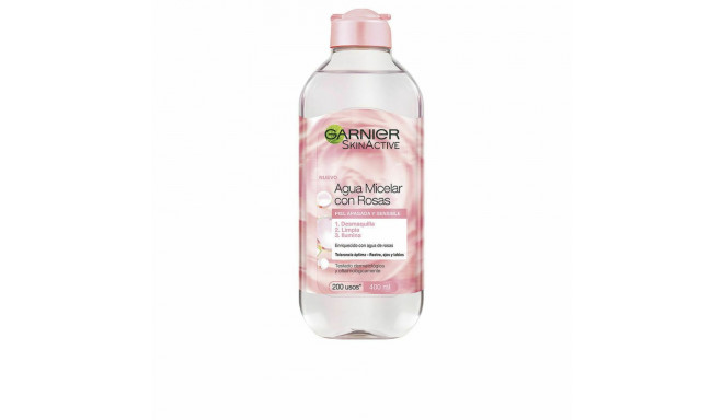 Make Up Remover Micellar Water Garnier Skinactive Agua Rosas Rose water 400 ml