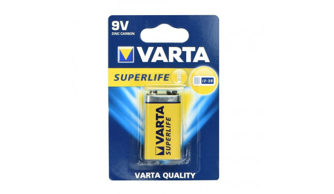 VARTA zinc battery 9V Superlife 1 pcs