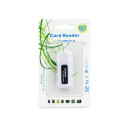 Memory Card Reader USB Titanium Black SDHC/SD / MMC / RS-MMC / Mini-SD(adapter) / Micro SD(adapter) 