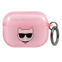 Original case KARL LAGERFELD KLA3UCHGP for Apple Airpods 3 / pink + glitter