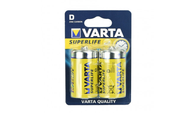 VARTA zinc battery R20 (Type D) Superlife 2 pcs