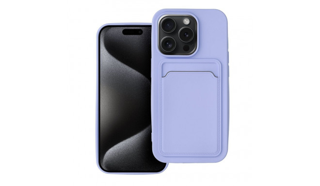 Case for iPhone 15 PRO Card Case purple