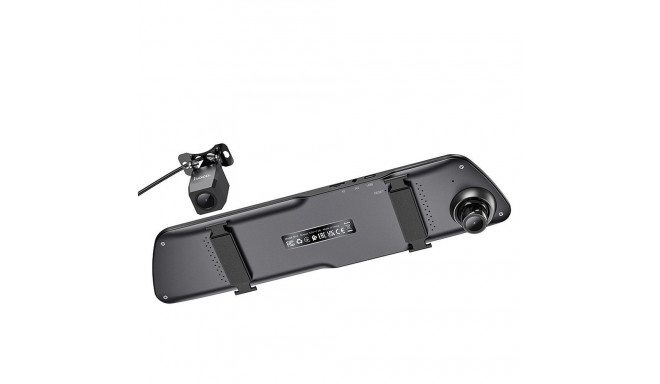 HOCO car camera for mirror with screen 4,5" + rear camera 1080P/30fps DV4 black