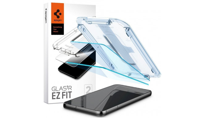SPIGEN tempered glass GLAS.TR ”EZ FIT” 2-pack for SAMSUNG S23 transparent