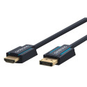 ClickTronic HQ OFC cable DisplayPort - HDMI type A, 4K@60Hz gold plated, 3D, M/M, 10m