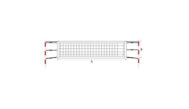 Beach tennis net POKORNY  Sport 8,5x1m