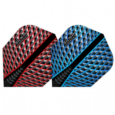 Darts flights HARROWS SILIKA No.6, 3pcs