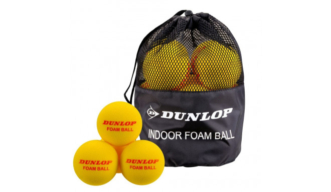 Tennis balls DUNLOP INDOOR FOAM 12pcs