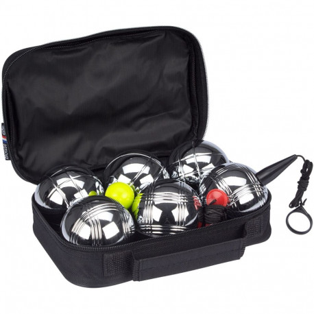 Petanque set GET & GO Jeu De Boules 52JV CHR 6pcs Chrome