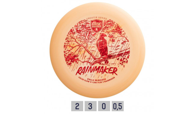 Discgolf DISCMANIA Putter D-LINE FLEX 3 Rainmaker Eagle Mcmahon Orange 2/3/0/0,5