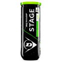 Теннисный мяч Dunlop STAGE 1 GREEN 3-tube ITF