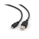 Gembird CABLE USB2 A PLUG/MICRO B 0.1M/CCP-MUSB2-AMBM-0.1M