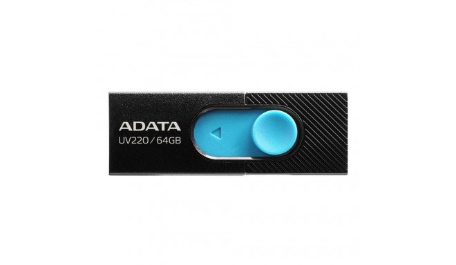 ADATA MEMORY DRIVE FLASH USB2 64GB/BLUE AUV220-64G-RBKBL