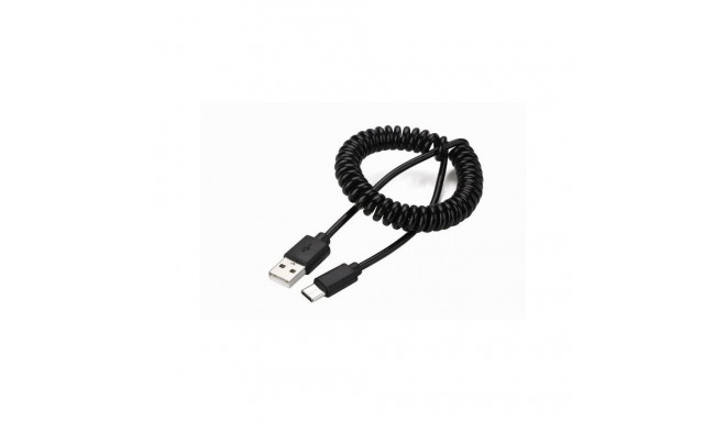Gembird CABLE USB2 TO USB-C COILED/CC-USB2C-AMCM-0.6M