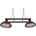 SUNRED Heater IND-3000H, Indus II Bright Hanging Infrared, 3000 W, Black, IP44