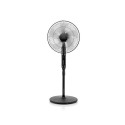 ETA Naos Fan 260790000 Stand Fan, Number of speeds 4, 50 W, Oscillation, Diameter 43 cm, Black