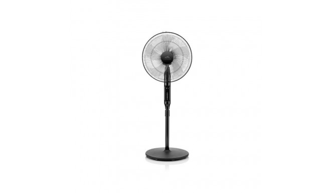 ETA Naos Fan 260790000 Stand Fan, Number of speeds 4, 50 W, Oscillation, Diameter 43 cm, Black