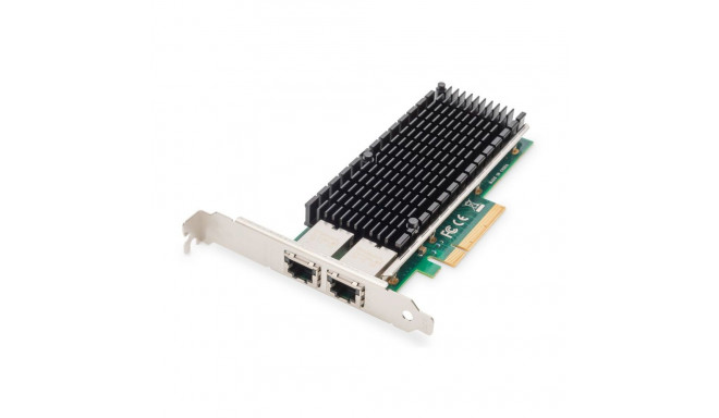 Digitus 10Gbps Dual Port Ethernet Server adapter PCIe X8, Intel X540 BT2 DN-10163