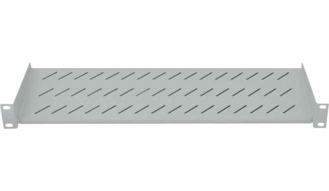 Intellinet 712200 1U 150mm 19" rack riiul, 2 kinnituspunkti, perforeeritud, hall