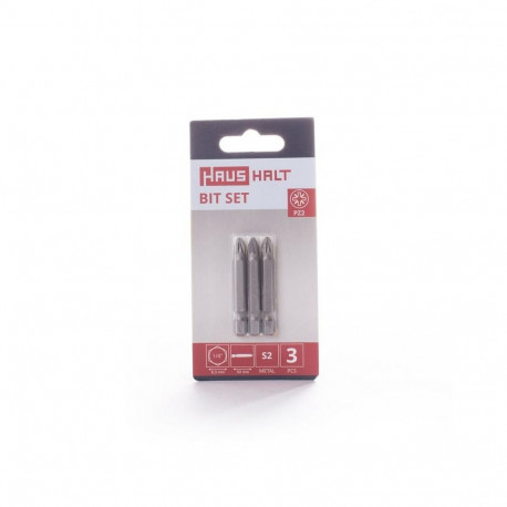 SCREWDRIVER BIT PZ2X50MM 3PCS