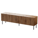 RTV JUNGLE cabinet 190x40.5x59.5 oak wotan + black legs