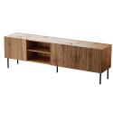 RTV JUNGLE cabinet 190x40.5x59.5 oak wotan + black legs