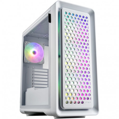 FSP arvutikorpus CUT593P Midi E-ATX Ultra Tower 3xARGB, valge