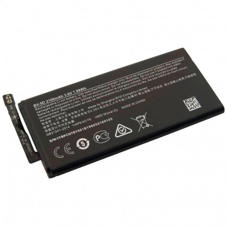 Nokia 800 original battery BV-5D 2100mAh 3.8V 7.98Wh