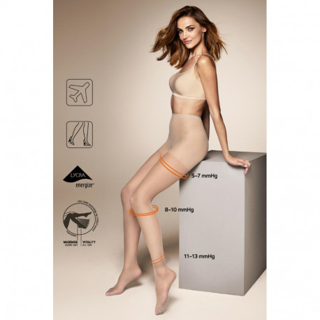 SOKISAHTEL STRONG PRESS 20DEN beežid tugisukkpüksid 445, 441, 436, 453