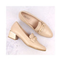 Vinceza W JAN270B low-heeled shoes, beige (36)