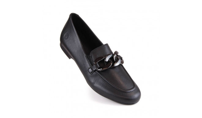 Comfortable leather shoes with a chain Remonte W RKR645, black (41)