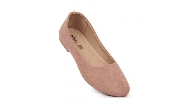 eVento W EVE205C suede ballerinas, dirty pink (36)