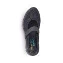 Comfortable openwork shoes Rieker W RKR575 black (41)