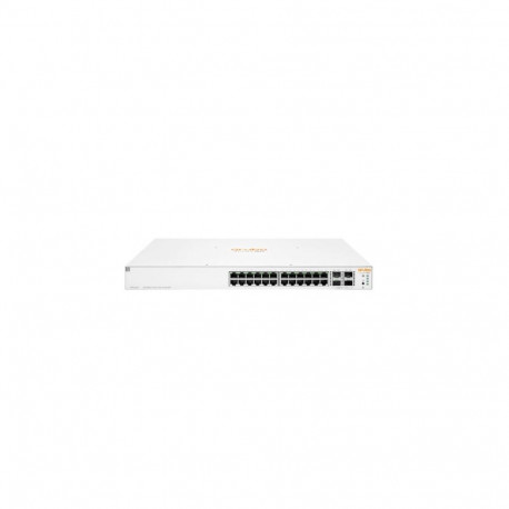 The Aruba Instant On 1930 24G Class4 PoE 4SFP/SFP+ 370W Switch (JL684B) is a high-p