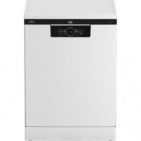 The Beko BDFN26531W is a full-size, freestanding dishwasher known for its large cap